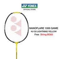 YONEX NANOFLARE 1000 GAME ไม้แบดมินตัน เหมาะสำหรับผู้ที่ชอบเล่นเกมเร็ว ก้านกลาง แถมเอ็น BG65