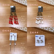 Women Earring Hooks Dangle Elegant Earing Crystal Rhinestone Earnings Set