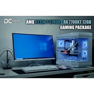 AMD Ryzen 7 5700X  - RX 7700XT 12GB -  White Gaming PC Build