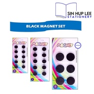 Premium Black Magnet Set / Magnet Round Circle Black Magnet DIY 磁铁 (10 mm / 15 mm / 30 mm )
