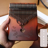 Guaranteed low prices.. 【Mukava】2022 Newest kalimba 21 keys 21 keys deer wood wood wood finger piano
