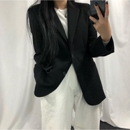 [PREMIUM ORIGINAL] korean women's black blazer, korean blazer, korean look blazer, blazer