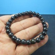 天然西藏老天鐵手珠 ~~ 鎳鐵隕石原礦 手工研磨 神秘能量石 吉祥寶物 消災避邪 ~~ 特殊磁場 去除負能量 ~~