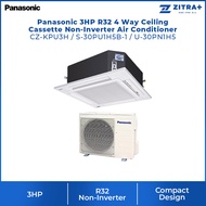 Panasonic 3HP R32 4 Way Ceiling Cassette Non-Inverter Air Conditioner S-30PU1H5B-1 / U-30PN1H5-1 | Low Sound Levels | Multi Comfort Air Control | Advanced Quality | Air Conditioners with 1 Year Warranty