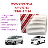 TOYOTA ESTIMA ACR50 2.4/ALPHARD ANH20 /VELLFIRE AIR FILTER(17801-31120)