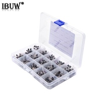 600PCS 15Value x 40Pcs Transistor TO-92 Assortment Box Kit Transistors 2N2222 2N3904 2N3906 C945 S80