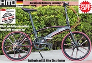 ⭐Local Stock⭐🔥Authorised SG HITO DISTRIBUTOR🔥 Hito X6:22 Inch Magnesium Aluminium Foldable Bicycle