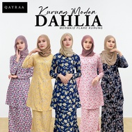 QAYRAA P1 BAJU KURUNG MODEN FLORAL Kurung Printed Design Ironless Baju Kurung Raya 2025 / Kurung Ked