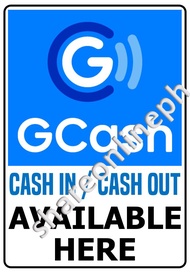 We Accept Gcash Available Here Signage Laminated Signage Sign Boards | Gcash