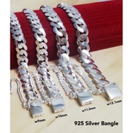 Original Silver 925 Bangle Men Female (Bangle Dewasa Lelaki /Perempuan)