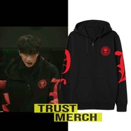 Hoodie Zipper Han Soo Kang "Bad Guy" Kdrama Brave Citizen Outfit Unisex