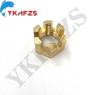 90171-16011 Nut, Propeller Castle for Yamaha 40HP 50HP 55HP 60HP 70HP 90HP Outboard Engine Marine Pa
