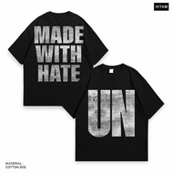 Underhated | T-Shirt | Boxy | Dyras | Black - F419