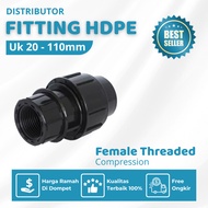 HDPE Pipe Connection 32mm to 3/ 4" Internal Thread PN16 | Hdpe Pipe Threaded Socket