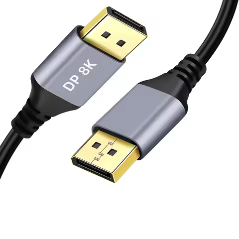 DisplayPort DP cable 8K@60Hz 1.4 4K@144Hz 2K@165Hz 32.4Gbps, 0.5M-5M HD cable is suitable for video 