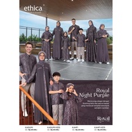 Royal Night Purple Family Sarimbit 2026Ethica - READY baju kurung family set family matching outfit 