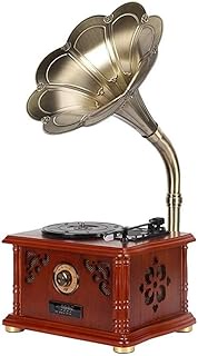 Audio &amp; Video Turntables Bluetooth Phonograph Record Player,Portable Version Gramophone Vintage Retro Style Subwoofer Speakerw/Aux-in,CD,FM/AM Radio,45 RPM Adaptor, Vinyl Record Player Small Speaker(H