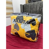 TOTO NARITA Murah BEDDING TILAM TEBAL NARITA HAMPARAN LAPIK ALAS TIDUR COTTON SAIZ KING,LEBUT.