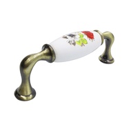 มือจับซิงค์อัลลอย ลายดอกน้ำตาล ไจแอ้นท์ คิงคอง DHP02