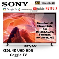 [FREE SHIPPING]Sony X80L 4K Ultra HD LED With Goggle TV HDR KD-55X80L 55 inch / KD-65X80L 65Inch