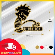 Unleaded Decal Stickers