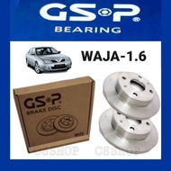 EL GSP PROTON WAJA 1.6 BRAKE DISC ROTOR FRONT 1SET=2PCS GSP NEW ORIGINAL GSP