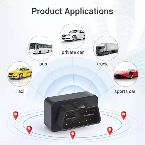 CY08-4G Mini OBD GPS Tracker 16PIN OBD II Plug Play Car OBD2 Tracking Device GPS locator 4G LTE Real