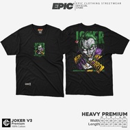 Oversized kaos PREMIUM - JOKER V3 - (100% HYBRID COTTON)- Epic Clothing Streetwear S3