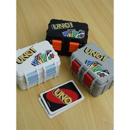 uno card uno card UNO Card Box Storage Box Card Business Card Poker Storage Bag Table Game UNO UNO P