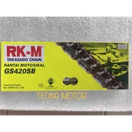 RKM GOLD CHAIN 420 122L 132L RKM CHAIN