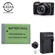 Suitable for Canon Canon G5X G5X2 G9X G9X2 G1X3 Telephoto Camera Battery+Charger 13L