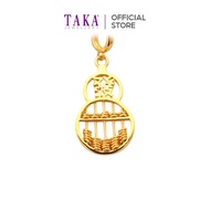 TAKA Jewellery 916 Gold Pendant HuLu Abacus