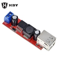 DC 6V-40V To 5V 3A Double USB Charge DC-DC Step-down Converter Module For Vehicle Charger LM2596 Dua