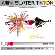 Stars Fishing Moncrot Mini Slater Tiktok Propeler Lure Casting Umpan Mancing Gabus Super Berisik Bal