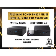 ASUS MINI PC NUC PN62S-B3214ZH WITH INTEL I3 AND I5 10TH GEN /8GB DDR4/ 256GB M.2 SSD/W10HOME