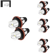 For BMW Angel Eyes 5W E39 E60 Angel Eyes Fog Lights LED Headlights Daytime Running Lights with Decod