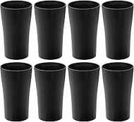 SANLUNS Drinking Glasses Premium Wheat Straw Unbreakable Cups - Set of 8 Alternative to Plastic Cups