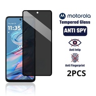 1-2Pcs Anti Spy Tempered Glass For Motorola Moto E7i E7 E6s E6i E6 E Power Plus 2020 Privacy Black E