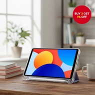 Foldable Transparent Case with Pen Tray for Redmi Pad SE 8.7inch Xiaomi Pad 7  Sarung Boleh Lipat Te