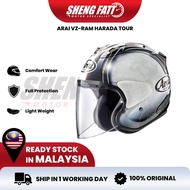 ARAI VZ-RAM HARADA TOUR Helmet Motor Visor Topi Keledar Keselamatan Open Face Superbike SIRIM VZ RAM