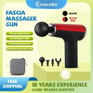 GYMPRO Massage Gun เครื่องนวดเนื้อเยื่อส่วนลึกพร้อมถุงเครื่องเครื่องนวดกล้ามเนื้อกระทบสำหรับนักกีฬาเ