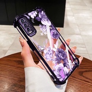 Callfire Vivo Y12A Y12i Y20A Y12S V2026 Iris Butterfly Case Cover Four Corner Anti Drop Phone Case