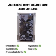 Pokemon Japanese Black Bolt White Flare Deluxe Box Acrylic Display Case