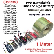 Transparent PVC Heat Shrink Tube For Lipo Battery – (1 meter) HR-PVC
