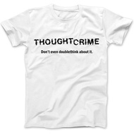 Men's cotton T-shirt 1984 Thought Crime George Orwell T-Shirt Cotton 4XL , 5XL , 6XL