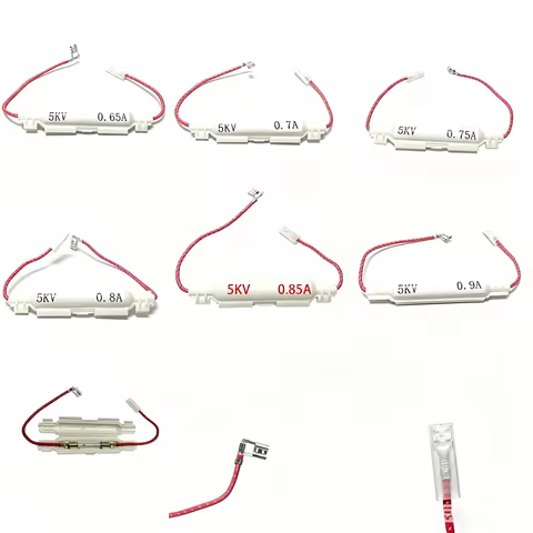1PC/2PC 5KV 0.9A 900mA 0.85A 850mA 0.8A 800mA 0.75A 750mA 0.7A 0.7mA 0.65A High Voltage Fuse for Mic
