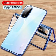 2023 Oppo A78 5G Double Sided Flip Casing For Oppo A78 5G A 78 78A OppoA78 5G Phone Case Camera Prot