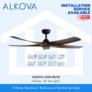 ALPHA ALKOVA AXIS 5B/56 Ceiling Fan (No Light) DC Ceiling Fan