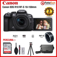 CANON EOS R10 RF-S 18-45mm / RF-S 18-150mm Combo set 3 YEAR Warranty