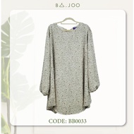 BA.JOO Thirft | Bundle | Preloved Casual Cream Blouse Plus size BB0033